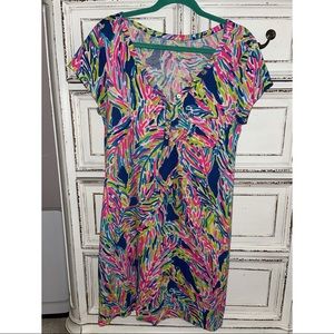 Lilly short sleeve cotton dress